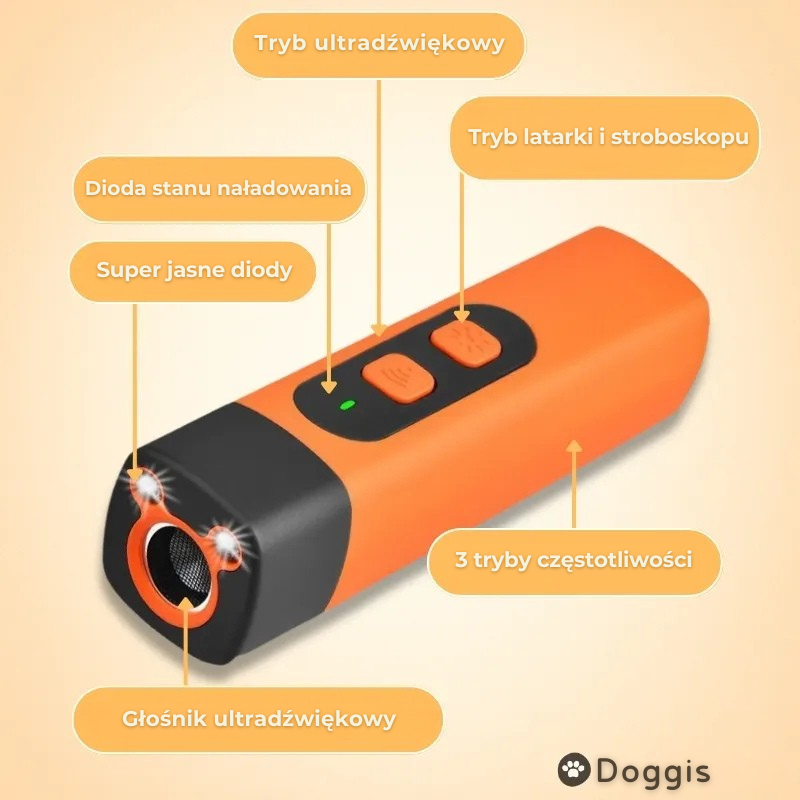 CalmNest™ - ultradźwiękowy korektor zachowania psów