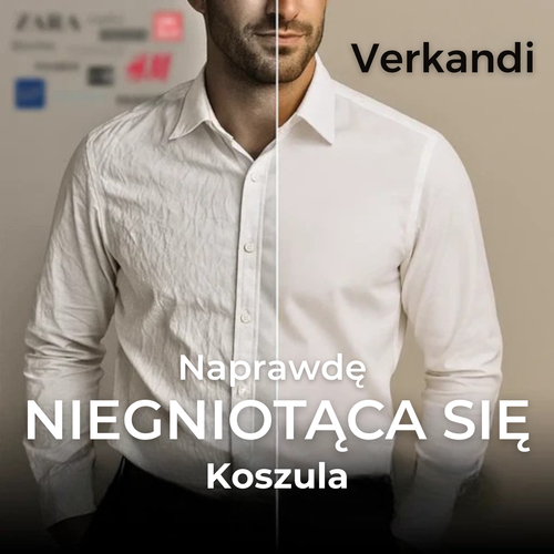 Odporna na zagniecenia, dopasowana koszula