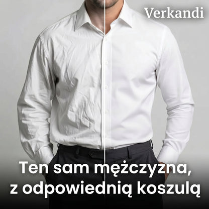 Koszula Slim-Fit niewymagająca prasowania - Verkandi