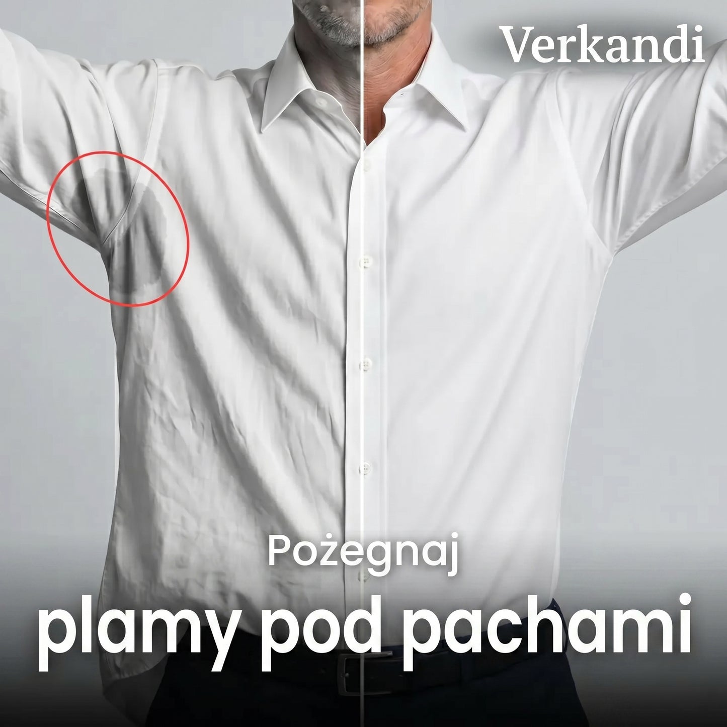 Koszula Slim-Fit niewymagająca prasowania - Verkandi