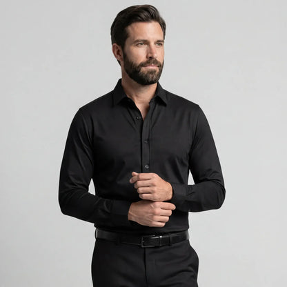 Koszula Slim-Fit niewymagająca prasowania - Verkandi