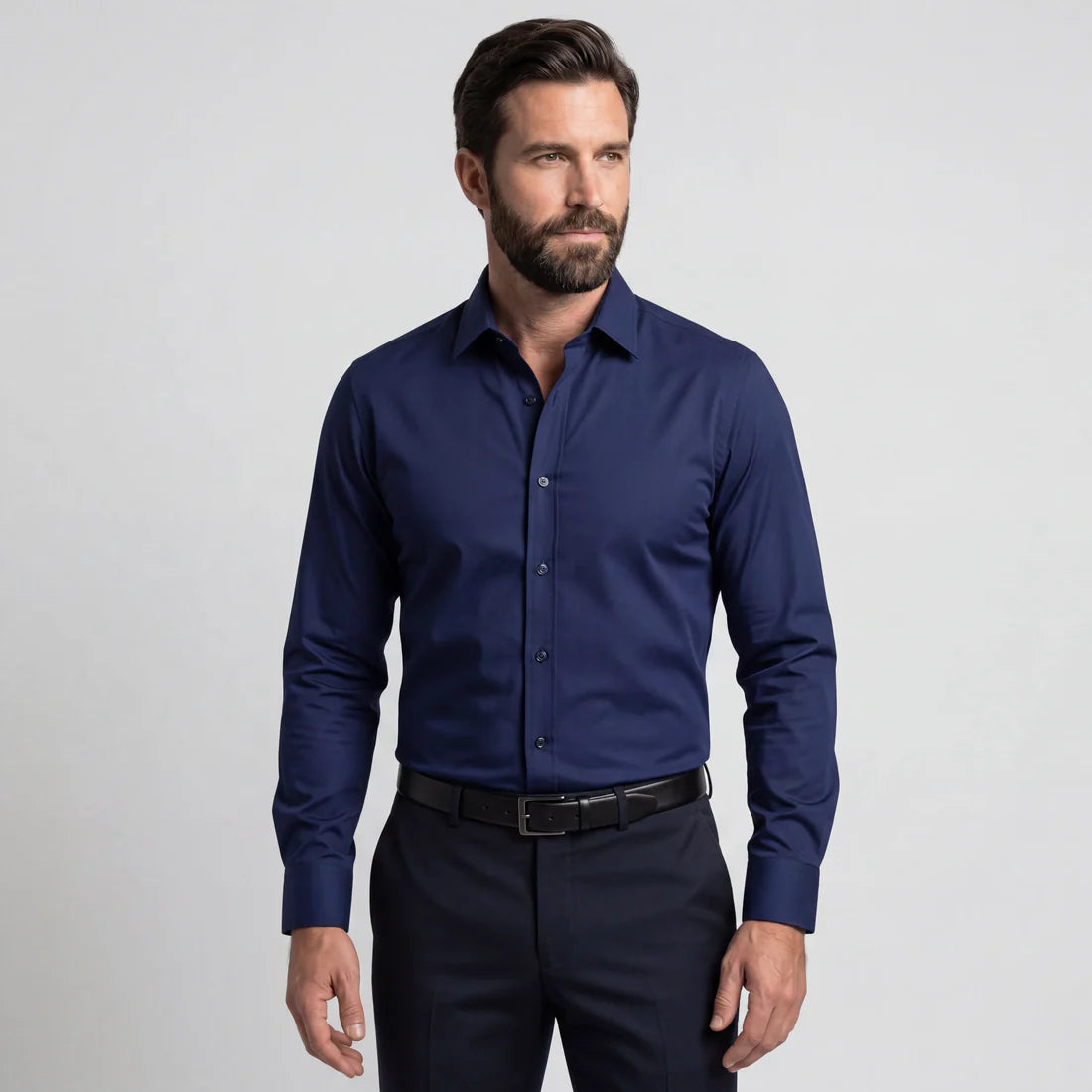 Koszula Slim-Fit niewymagająca prasowania - Verkandi