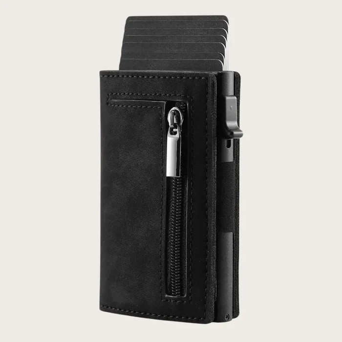 Portfel Slim z Wysuwem Kart + RFID — Verkandi 2.0