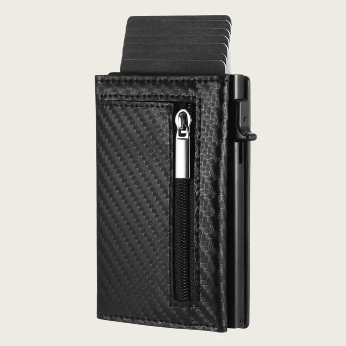 Portfel Slim z Wysuwem Kart + RFID — Verkandi 2.0