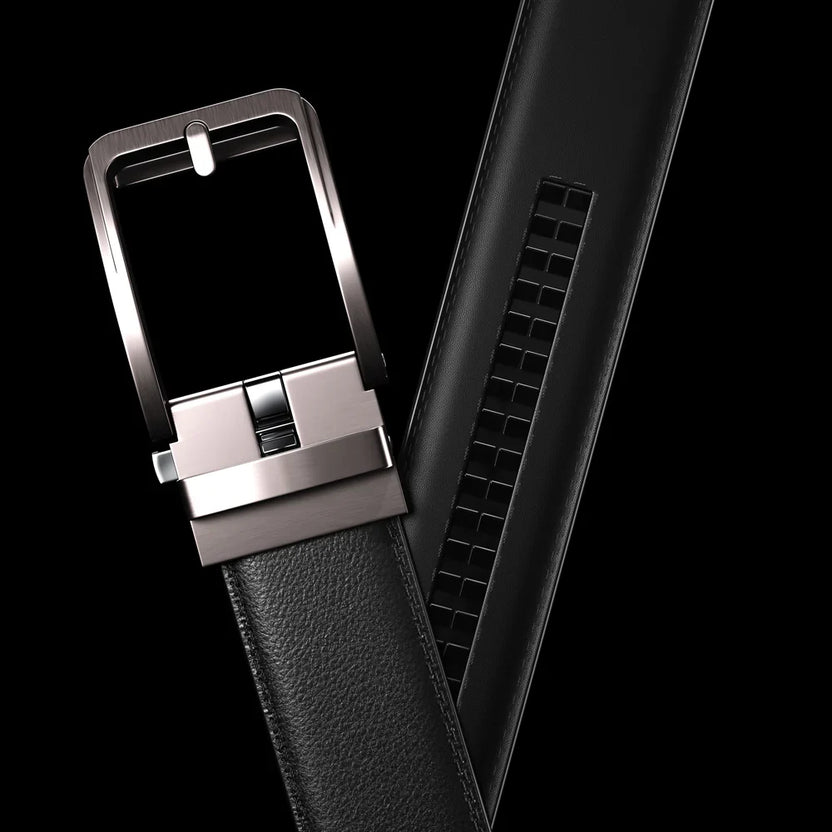 Pasek skórzany bez dziurek — mikroregulacja — Verkandi