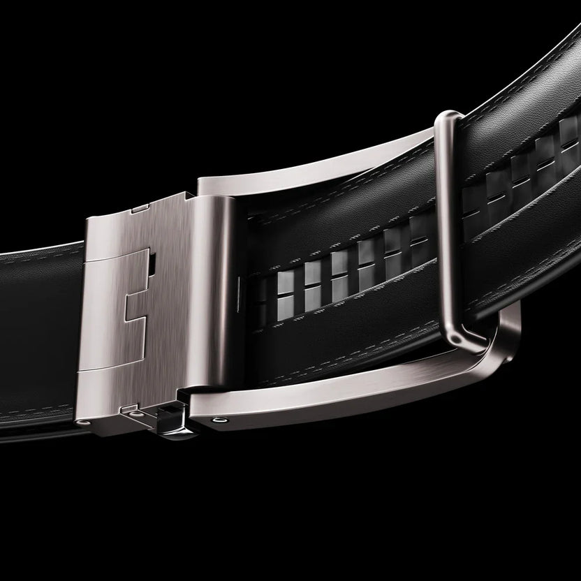 Pasek skórzany bez dziurek — mikroregulacja — Verkandi