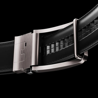 Pasek skórzany bez dziurek — mikroregulacja — Verkandi